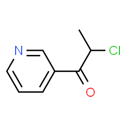 1-Propanone, 2-chloro-1-(3-pyridinyl)- (9CI) structure