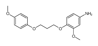 3-methoxy-4-[3-(4-methoxyphenoxy)propoxy]aniline Structure