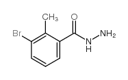 3-溴-2-甲基苯甲酰肼结构式