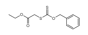 ethyl 2-(((benzyloxy)carbonothioyl)thio)acetate结构式