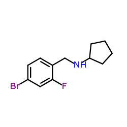 N-(4-Bromo-2-fluorobenzyl)cyclopentanamine图片
