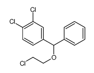 1,2-dichloro-4-[2-chloroethoxy(phenyl)methyl]benzene Structure