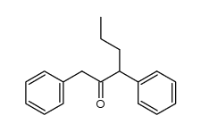 α-propyldibenzyl ketone结构式