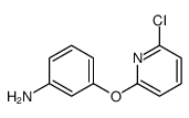 3-(6-chloropyridin-2-yl)oxyaniline结构式