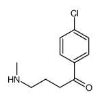 1-(4-chlorophenyl)-4-(methylamino)butan-1-one结构式