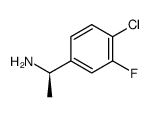 (R)-1-(4-Chloro-3-fluorophenyl)ethanamine hydrochloride Structure