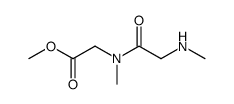 [Methyl-(2-methylamino-acetyl)-amino]-acetic acid methyl ester Structure