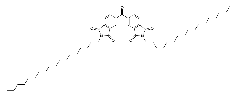 2-octadecyl-5-(2-octadecyl-1,3-dioxoisoindole-5-carbonyl)isoindole-1,3-dione Structure