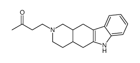 4-[(4aS,11aS)-1,3,4,4a,5,6,11,11a-octahydropyrido[4,3-b]carbazol-2-yl]butan-2-one结构式