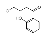 4-chloro-1-(2-hydroxy-4-methylphenyl)butan-1-one Structure