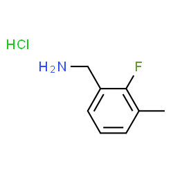 (2-Fluoro-3-methylphenyl)methanamine hydrochloride Structure