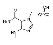 1-methyl-4-(methylamino)-1H-imidazole-5-carboxamide perchlorate结构式