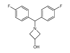 1-[Bis-(4-fluoro-phenyl)-methyl]-azetidin-3-ol Structure