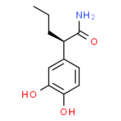 Benzeneacetamide, 3,4-dihydroxy-alpha-propyl-, (R)- (9CI)结构式