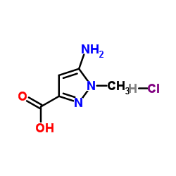 1H-Pyrazole-3-carboxylicacid,5-amino-1-methyl-(9ci) Structure