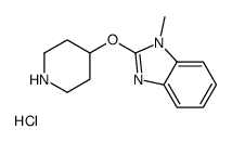 1-Methyl-2-(piperidin-4-yloxy)-1H-benzoimidazole hydrochloride picture