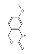 7-methoxy-1,4-dihydro-2H-3,1-benzoxazin-2-one结构式