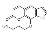 9-(3-aminopropoxy)furo[3,2-g]chromen-7-one结构式