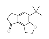 4-叔丁基-1,2,6,7-四氢-8H-茚并[5,4-b]呋喃-8-酮结构式