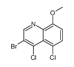 3-bromo-4,5-dichloro-8-methoxyquinoline Structure