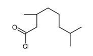 (3R)-3,7-dimethyloctanoyl chloride结构式