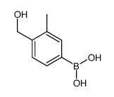 4-Hydroxymethyl-3-methylphenylboronic acid Structure