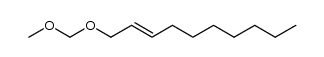 (E)-1-(methoxymethoxy)dec-2-ene结构式