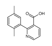 2-(2,5-dimethylphenyl)pyridine-3-carboxylic acid结构式