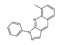 8-methyl-1-phenylpyrazolo[3,4-b]quinoline结构式