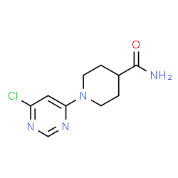 1-(6-Chloropyrimidin-4-yl)piperidine-4-carboxamide Structure