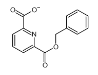 6-phenylmethoxycarbonylpyridine-2-carboxylate Structure