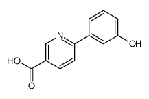 6-(3-hydroxyphenyl)pyridine-3-carboxylic acid结构式