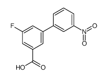 3-fluoro-5-(3-nitrophenyl)benzoic acid Structure