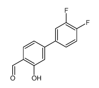 4-(3,4-difluorophenyl)-2-hydroxybenzaldehyde结构式