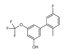 3-(5-fluoro-2-methylphenyl)-5-(trifluoromethoxy)phenol结构式