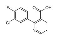 2-(3-chloro-4-fluorophenyl)pyridine-3-carboxylic acid Structure