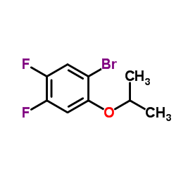 2-(2-Bromo-4,5-difluorophenoxy)propane结构式