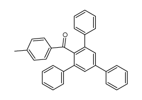 2,4,6-Triphenyl,4'-methylbenzophenone结构式