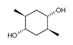 (1S,2S,4S,5S)-(+)-1,4-dihydroxy-2,5-dimethylcyclohexane Structure