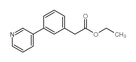 (3-吡啶-3-基-苯基)乙酸乙酯图片