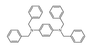 N1,N1,N4,N4-TETRABENZYLBENZENE-1,4-DIAMINE structure