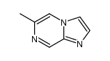 6-Methyl-imidazo[1,2-a]pyrazine结构式