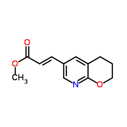 Methyl (2E)-3-(3,4-dihydro-2H-pyrano[2,3-b]pyridin-6-yl)acrylate图片