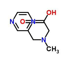N-Methyl-N-(2-pyrazinylmethyl)glycine Structure