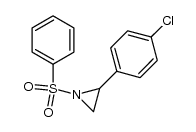 2-(4-chlorophenyl)-1-phenylsulfonylaziridine Structure