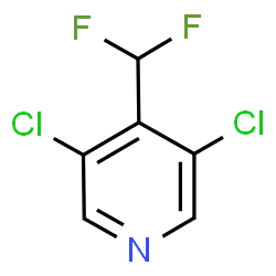 3,5-Dichloro-4-(difluoromethyl)pyridine Structure