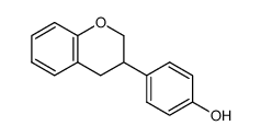 Phenol, 4-(3,4-dihydro-2H-1-benzopyran-3-yl)- (9CI)结构式