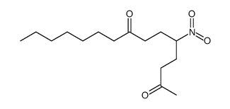 5-nitropentadecane-2,8-dione Structure