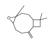 4,5-epoxy-4,11,11-trimethyl-8-methylenebicyclo[7.2.0]undecane Structure