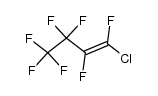 cis/trans-1-Chloroheptafluoro-1-butene Structure